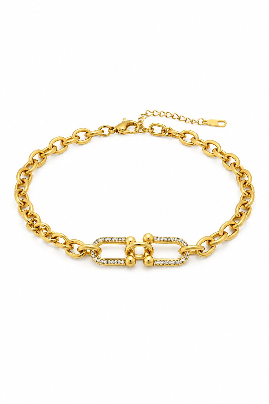 The Gilded Link Bracelet