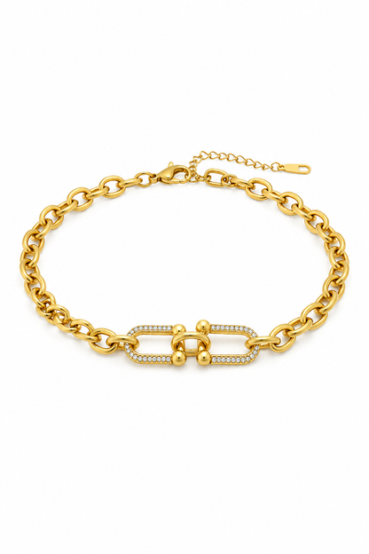 The Gilded Link Bracelet