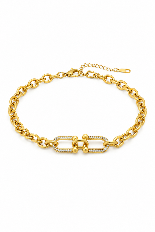 The Gilded Link Bracelet
